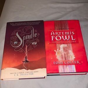 Books Artemis Fowl The Lost Colony and Spindle by E.K Johnston